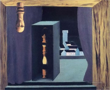  Surrealist Oil Painting - a famous man 1926 Surrealist